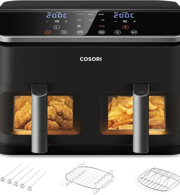 COSORI Air Fryer with Double Basket 8.5L